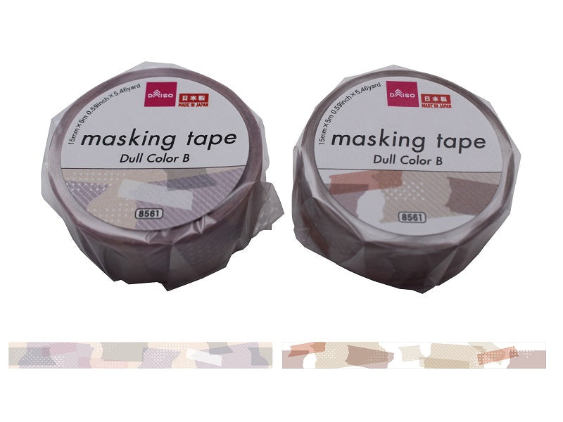 マスキングテープ（くすみカラーＢ）