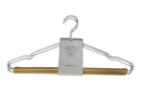 スチールハンガー（木製棒付、ＷＨ、３本）