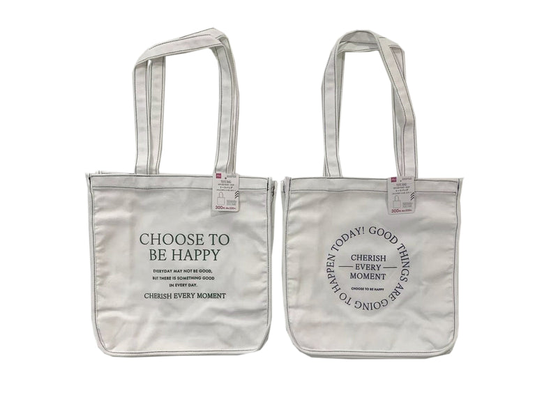 トートバッグ（サイドポケット付、カラー）