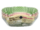 分厚いおかずカップ徳用（ストライプ柄、小判、６０枚）