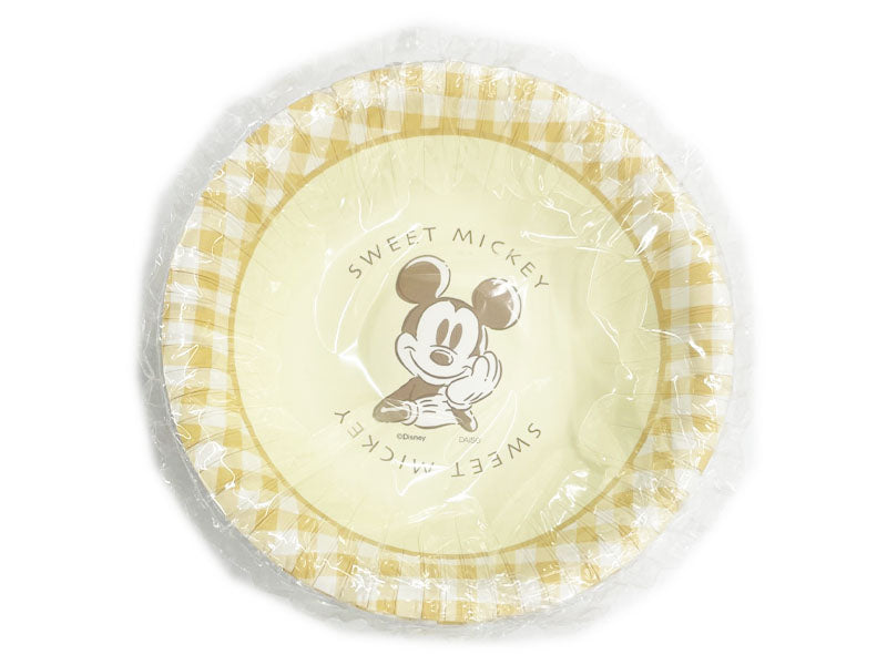 ペーパーボウル、ＦＳＣ認証紙、６枚（ミッキーマウス）