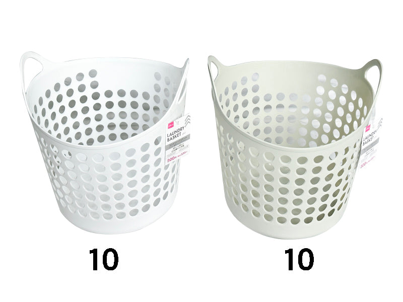 ランドリーバスケット（ドット）