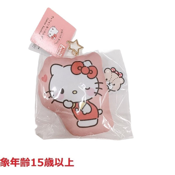 限定キティ　ウィンク クッションキーホルダー キティ ウインク - 100均 通販 ダイソーネット