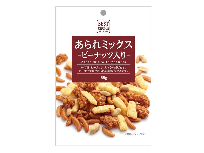クリート　あられミックスピーナッツ入り　５５ｇ