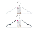 スベリ止めハンガー（肩ひも用、溝付、３本、４０ｃｍ）