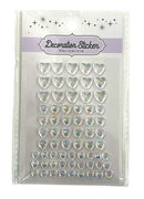 デコレーションシールハート　クリアオーロラ　ＤＲＳー１