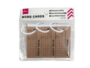 方眼単語カード（６０枚、３個）