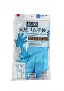 抗菌天然ゴム手袋（ライトブルー、Ｌ）