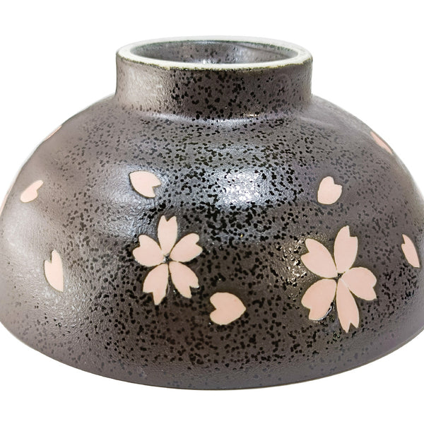 美濃焼 茶碗 桜吹雪 黒 - 100均 通販 ダイソーネットストア【公式】