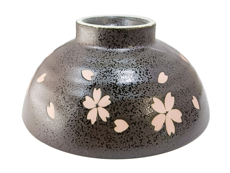 美濃焼 茶碗 桜吹雪 黒 - 100均 通販 ダイソーネットストア【公式】