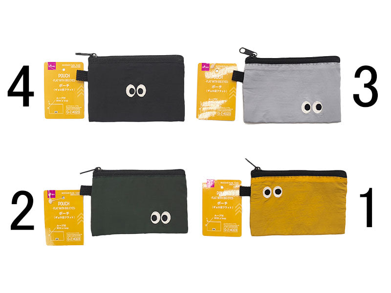 ギョロ目フラットポーチ