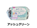 毛糸（あむころ、モール、アッシュグリーン）