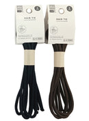 ロングヘアゴム（太、ダークカラー、２本）