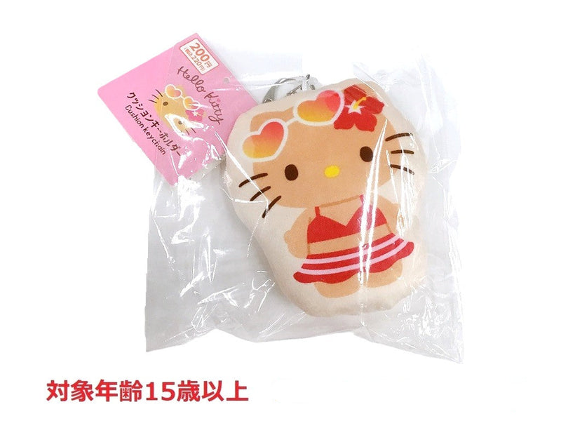 クッションキーホルダー　キティ　日焼け