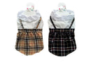 ペット服（チェック柄ワンピース、ＸＬ）