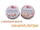 マスキングテープ（いちご、いちごパターン）