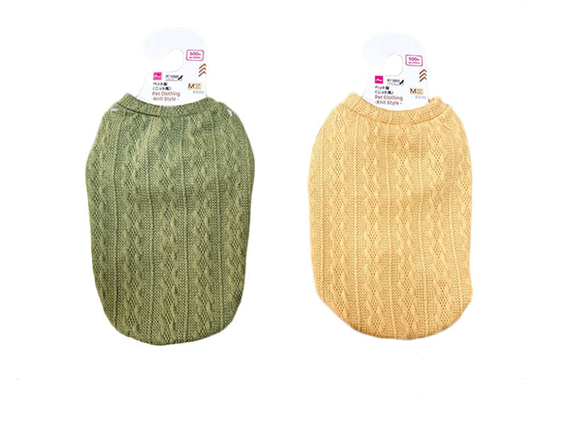 ペット服（ニット風、Ｍ）