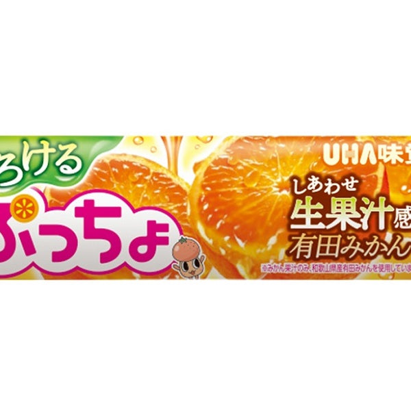 UHA味覚糖 ぷっちょスティック とろける有田みかん 10粒 - 100均
