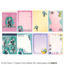 初音ミク　Ａ６　メモ帳　４８枚　プチシリーズ