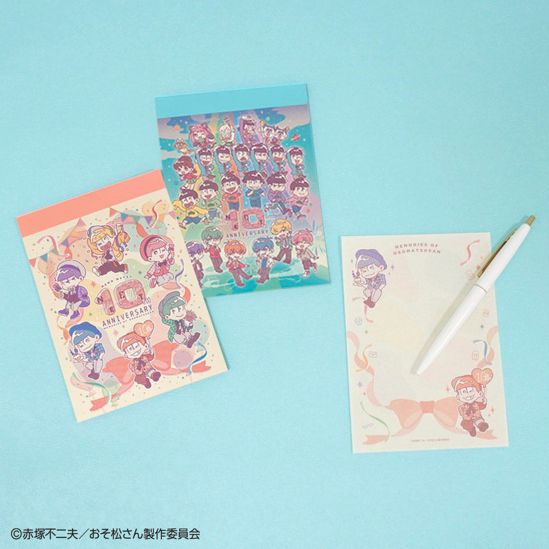 おそ松さん　Ａ６　メモ帳　３０枚　メモ松　ＳＤ