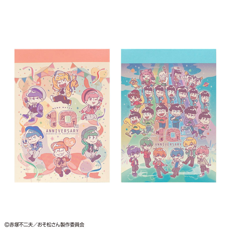 おそ松さん　Ａ６　メモ帳　３０枚　メモ松　ＳＤ