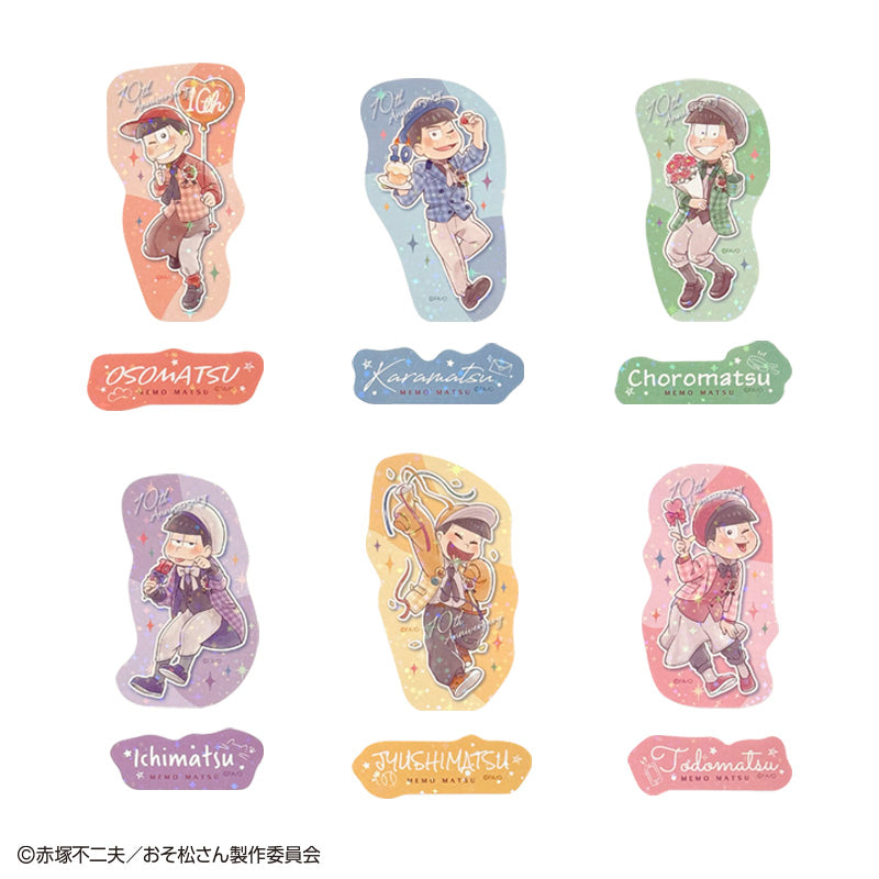 おそ松さん　ステッカー　２枚　メモ松