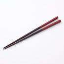 若狭塗箸　塗分　赤（食洗機対応）２１ｃｍ