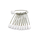 セーフティーピン　小　ホワイト