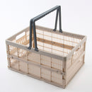 折り畳みコンテナ（取手付、グレー）