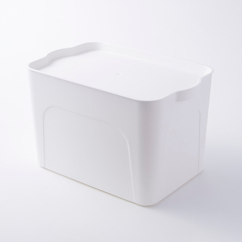 スタック収納Ｌ　ふたホワイト