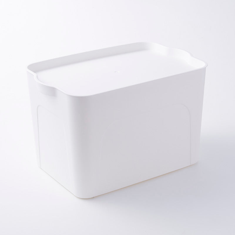 スタック収納Ｌ　ふたホワイト