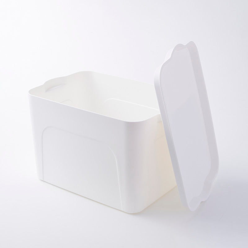 スタック収納Ｌ　ふたホワイト