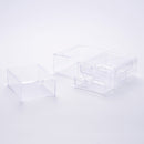透明ケース（短型、三段引き）