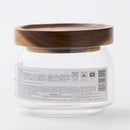 ガラスキャニスター　（アカシア蓋付）