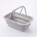 折りたたみソフトバスケット（グレー）