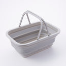 折りたたみソフトバスケット（グレー）