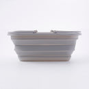 折りたたみソフトバスケット（グレー）