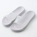 フラットサンダル（クリアバンド、ライトグレー、２７ｃｍ）