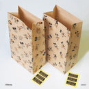 クラフトバッグ、角底、Ｌ、３枚（ミッキー＆フレンズ）