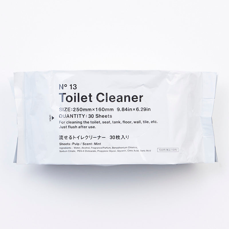 流せるトイレクリーナー（３０枚、ミント）