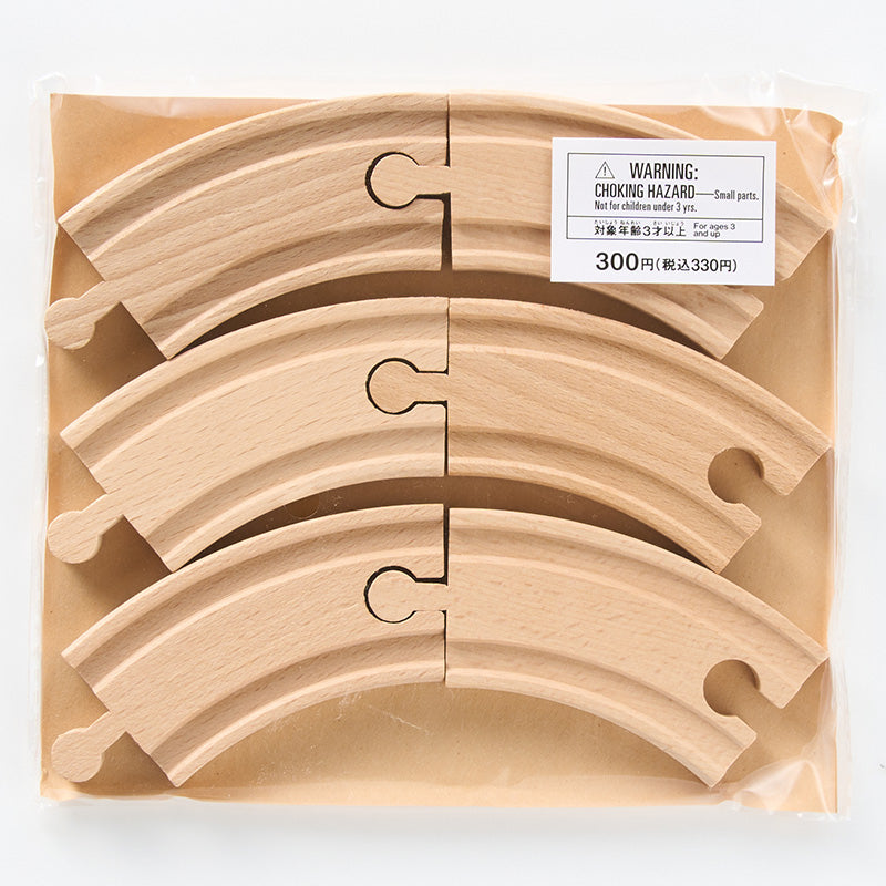 湾曲レール小６本入