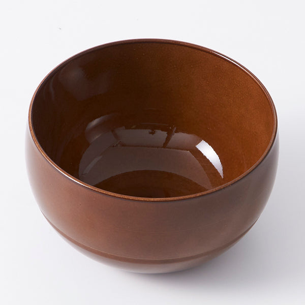 会津塗　茶碗 食器洗い機で洗える 会津塗の和洋椀（大）茶 - 100均 通販