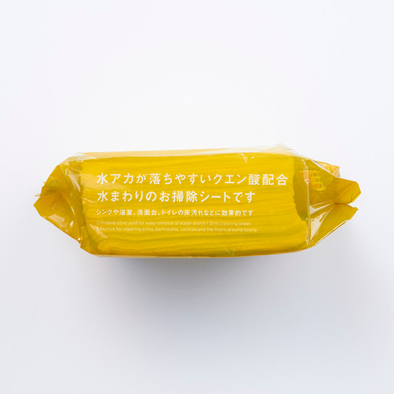 掃除用　手ウエットシート　３０枚入　クエン酸
