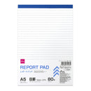 レポートパッド（Ａ５、Ｂ罫、８０枚）