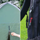 ジッパータブ（アウトドアカラー、ブラック、レッド、５個）