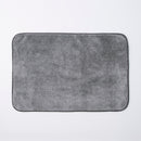 リバーシブルバスマット（強撚糸、ツートーンカラー、グレー）