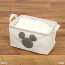 刺繍付収納ボックス、角型（ミッキーアイコン／ミニーアイコン）