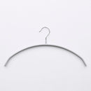 滑りにくいアーチ型ハンガー（クールグレー、６本）