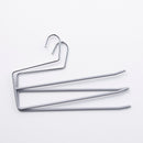 滑りにくいスラックスハンガー（クールグレー、２本）