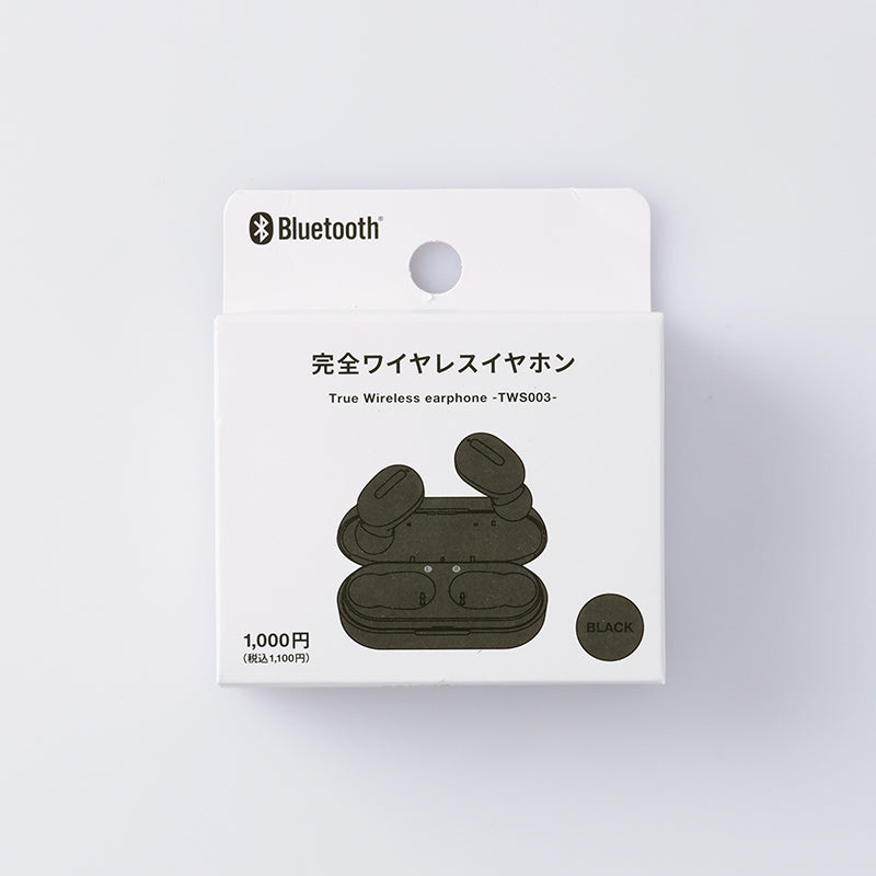 完全ワイヤレスイヤホン（TWS003、BK） - 100均 通販 ダイソー